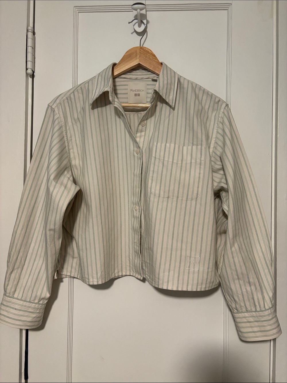 Uniqlo & J W Anderson Oxford Boxy Cropped Shirt